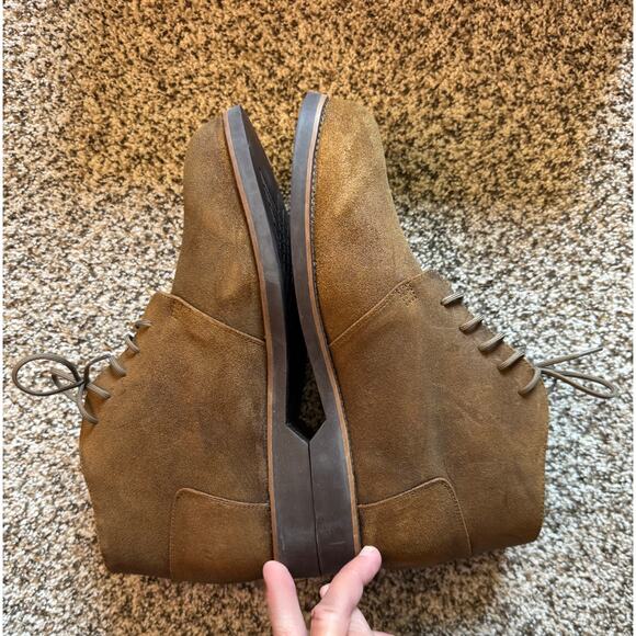 Nisolo Day Tripper Chukka Boot - Waxed Brown Suede / Leather - Men 8.5 /Women 10 - Picture 13 of 14